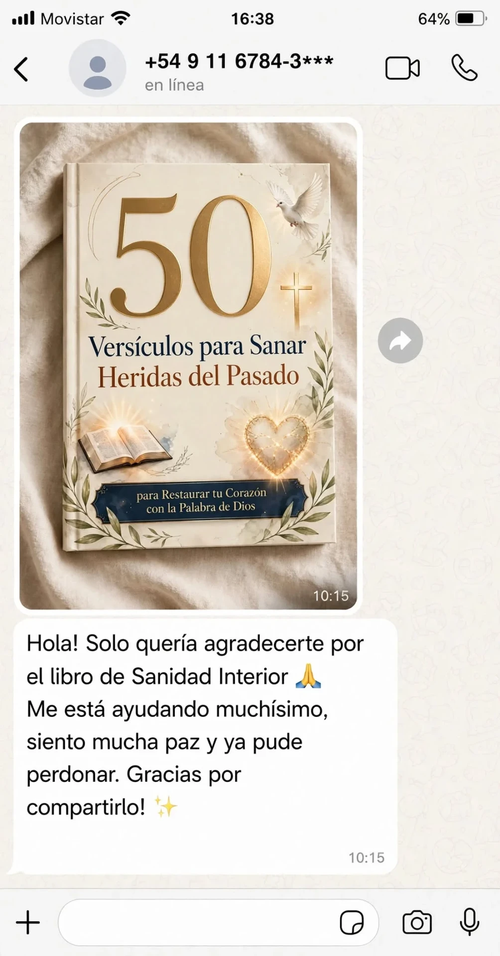 Testimonio real sobre 50 Versículos para Sanar Heridas del Pasado
